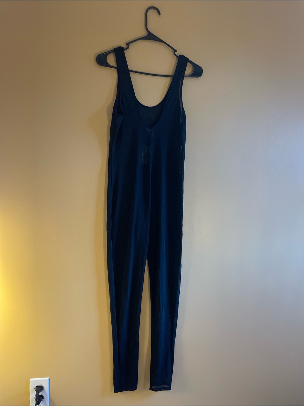 Bozzolo Black Sleeveless Slim Jumpsuit- Size Large